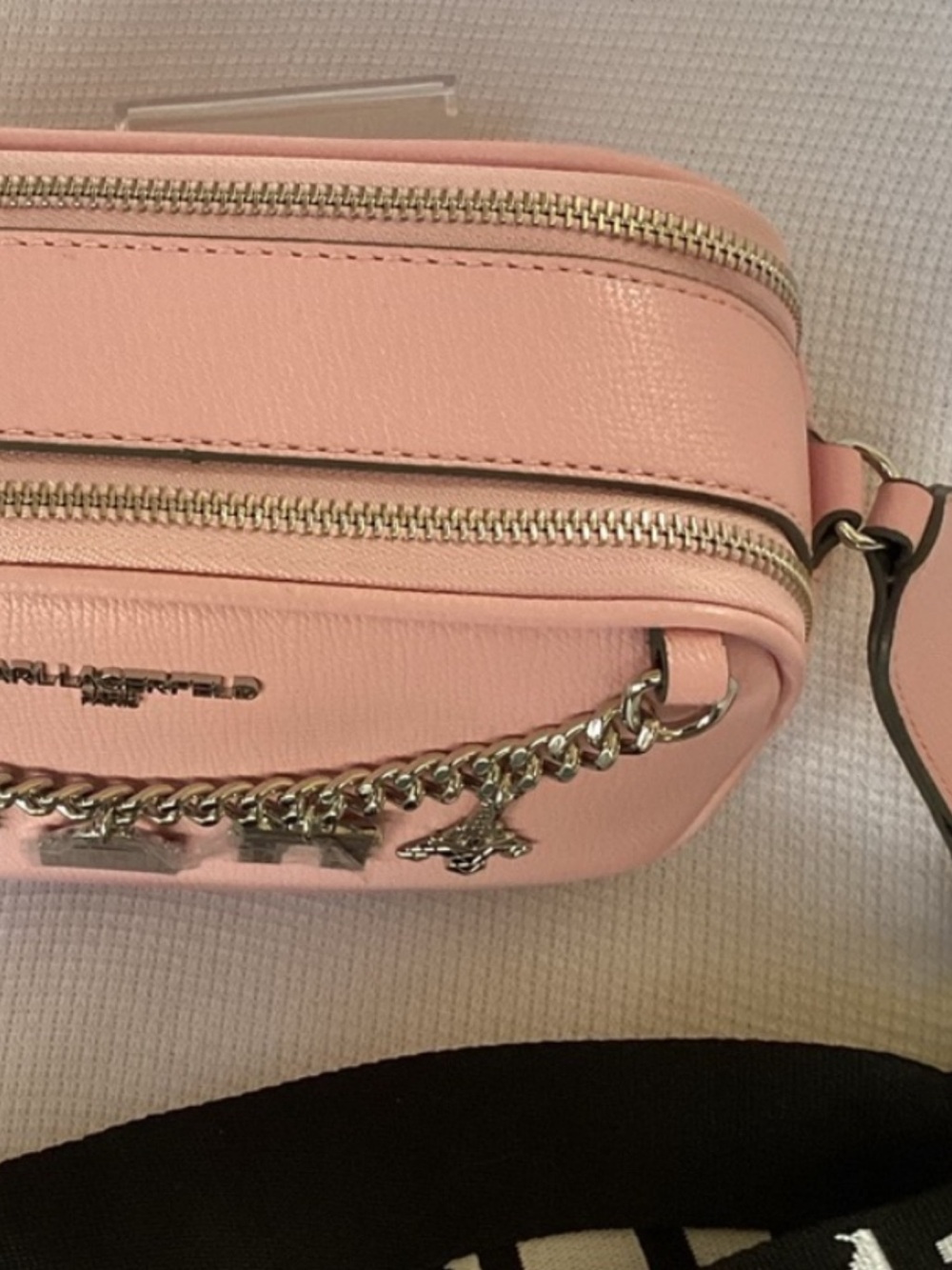 Karl Lagerfeld Pink Crossbody Bag - Picture 14 of 16
